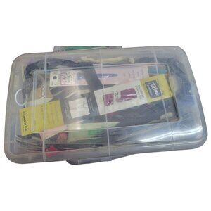 Lot of Vintage Zippers Metal Nylon Most New in Package Big Small Name Brands